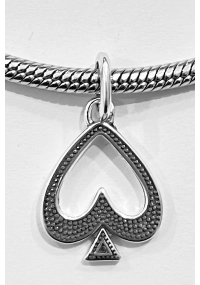 Maça Sallantılı Charm Gümüş