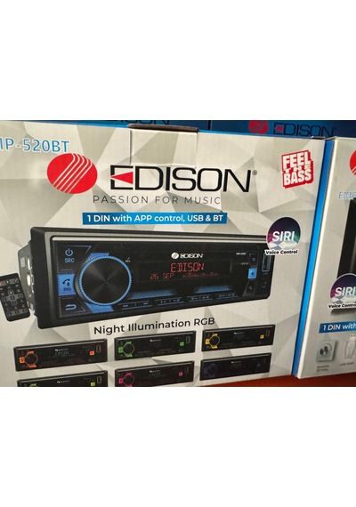 Edison Emp Bt Usb Aux Bluetooth Fm Radio Oto Teyp Mp3 4x55wat Yen