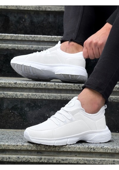 Erkek Sneaker Günlük Spor Ayakkabı-104 Beyaz