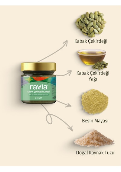 Ravla Kabak Çekirdeği Ezmesi - 240g