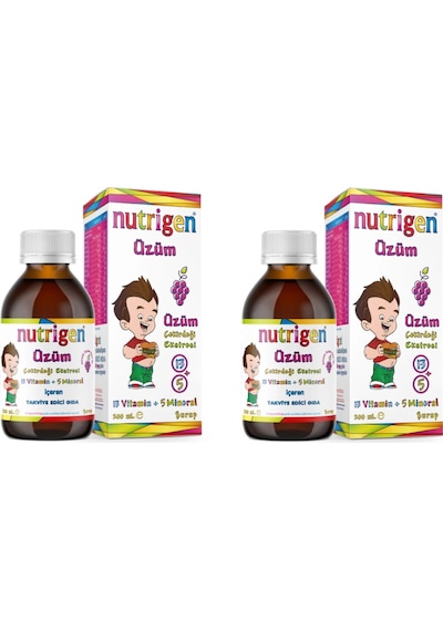 Nutrigen Pediatrik Üzüm Çekirdeği Eki Şurup 2 x 200 ML