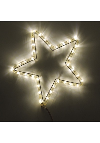 Led Işıklı Yıldız Yılbaşı Süsü 220v Gün Işığı 80 Cm