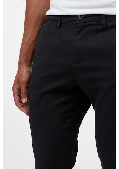 Nautica Erkek Slim Fit Pamuklu Chino Pantolon - Siyah Siyah