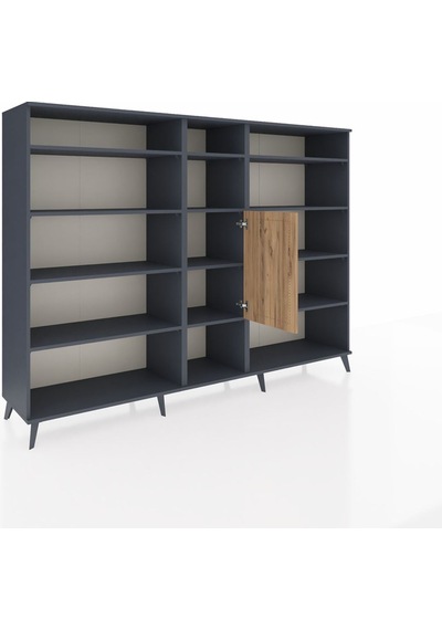 Hyperion Dolap 12 Raflı Tek Kapaklı 220x44x163 Antrasit-çam/antr Antrasit-çam/antrasit Hyperion Dolap 12 Raflı Tek Kapaklı 220x44x163 Antrasit-çam/antr Antrasit-çam/antrasit