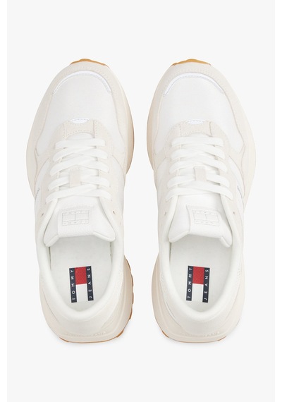 Tommy Jeans Kadın Tjw Cleated Runner Ayakkabı En0en02788ybl Beyaz