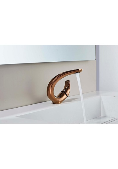 Elıte Kısa Lavabo Bataryası Parlak Rose