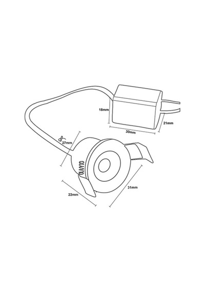 1,5 W Ledli Yıldız Spot Ct-5270 Satene Beyaz Işık