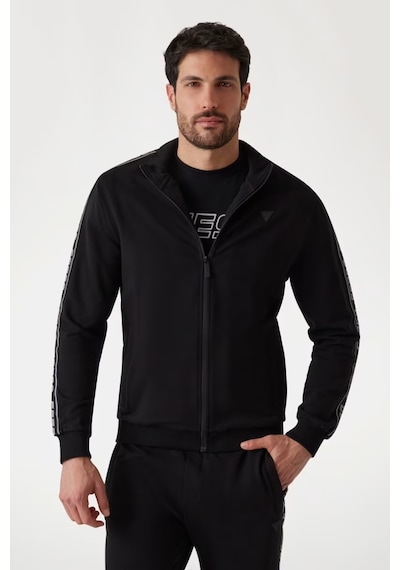 Guess Erkek Fermuarlı Sweatshirt Z2yq12k6zs1 Siyah