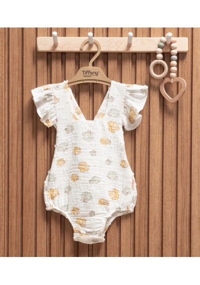 Tiffany Baby & Kids Tiffany Body Fırfırlı Müslin Sea Shell Theme Çok Renkli