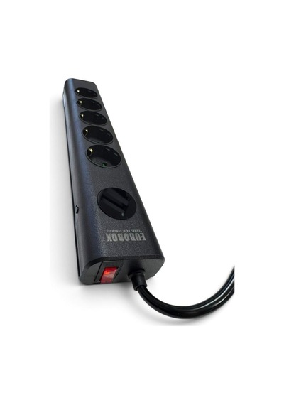 Eurobox Sh-4633 5'li 2metre Kablolu Akım Korumalı Grup Priz 2 m