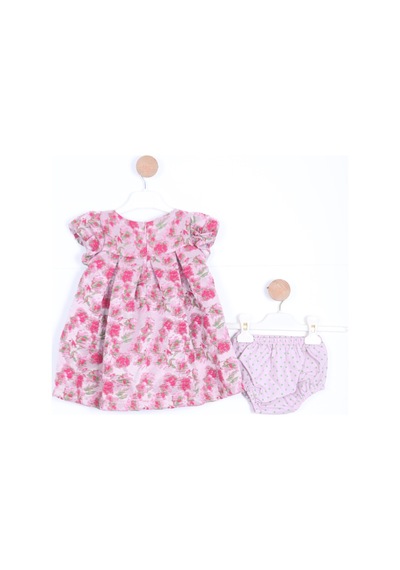 Xo Kids Kız Çocuk Elbise 3-12 Ay 9051 Pembe