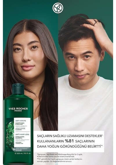 Yves Rocher Güçlendirici Prebiyotik Şampuan-saç Dökülmesine Karşı/anti-chute-sls,sles İçermez,tuzsuz,vegan-300ml