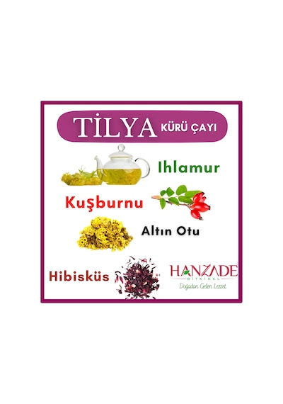 Tilya Kürü Form Çayı Kuşburnu Altın Otu Ihlamur 20 Süzen Poşet
