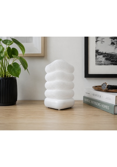 Soft Glow Masa Lambası - Fiş Bağlantılı Beyaz - Beyaz