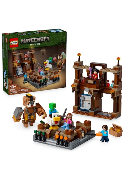 LEGO® Minecraft® Orman Malikanesi Dövüş Ringi 21272 - 10 Yaş ve Üzeri Çocuklar için Yaratıcı Oyuncak Yapım Seti (491 Parça)