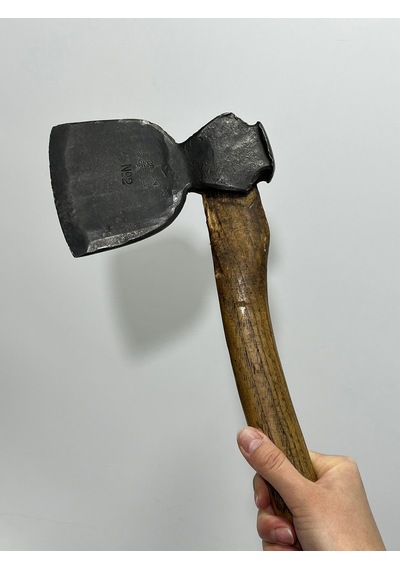 Sheffield Dövme Çelik Antika Balta 39cm 003