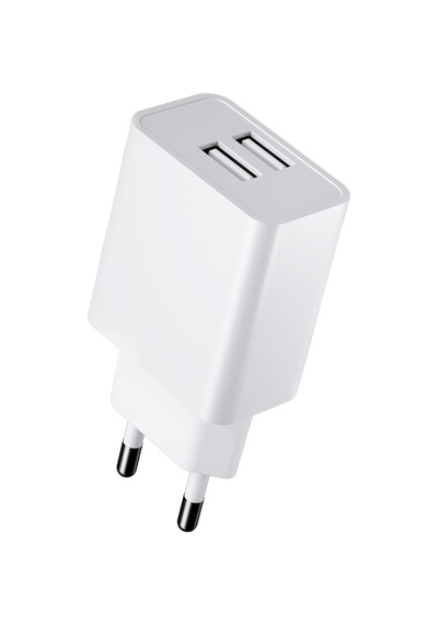 Hızlı Şarj Cihazı Beyaz 5v / 2.4a Çift Usb Çıkışlı