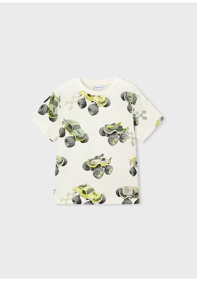 Mayoral Erkek Çocuk T-shirt 3068 Ekru
