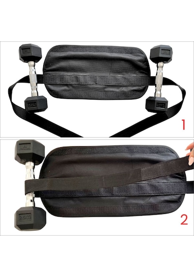 Rebuwo Hip Thrust Kemeri, Hip Thrust İçin Kalça İtme Kemeri Siyah