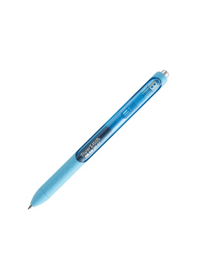 Paper Mate Jel Kalem İnkjoy Gel Üstten Basmalı Açık Mavi Çok Renkli