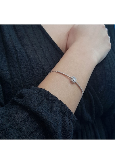 Lova 0,40 Karat Baget Pırlanta Sırataş Bileklik - 4030005