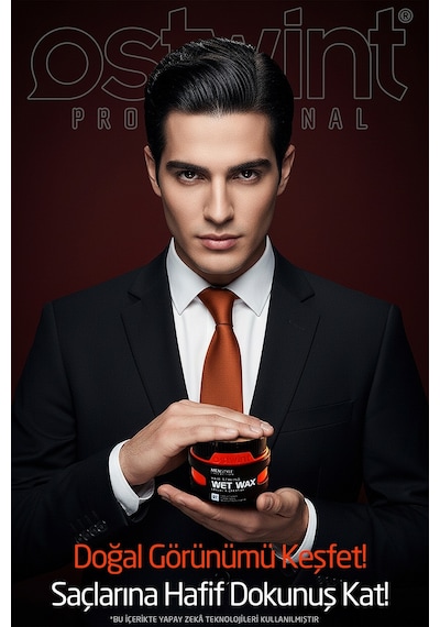 Ostwint Menstyle Collection No:01 Profesyonel Saç Şekillendirici Wet Islak Wax 150 ML