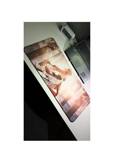 Yae Miko Genshin Impact Anime Gacha V2 - 70x30 Xl Gaming Mouse Pad Fare Altlığı
