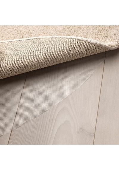 Ikea Stoense Yuvarlak Halı, Kırık Beyaz, 130 Cm, Yuvarlak