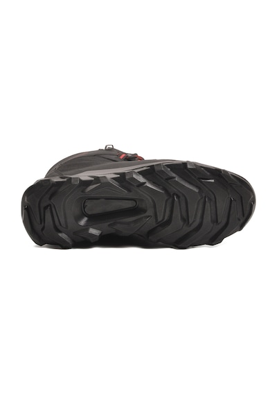 Scooter Siyah Kırmızı Su Geçirmez Kayma Taban Erkek Outdoor Bot M7200 M Siyah-kırmızı