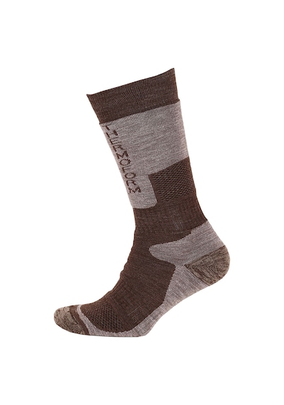 Thermoform Outdoor Çorap Kahverengi Renkli
