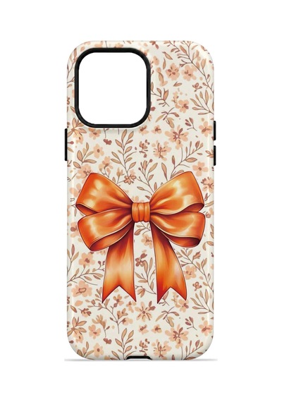 Velvoria Valestra Autumn Floral Bow Apple iPhone Uyumlu 14 Pro Magsafe Koruma Kılıfı Valestra Magline - Autumn Floral Bow
