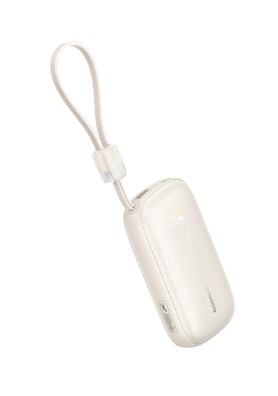 Baseus Enerfill Fc21 Qpow3 Ultra Dijital Göstergeli Powerbank 20.000 Mah 22.5w - Titanyum Bej
