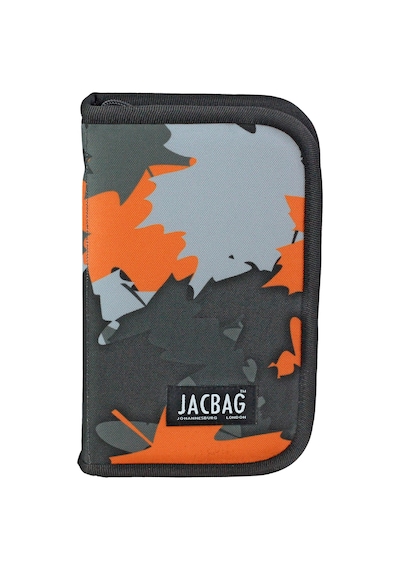 Jacbag Cover -sert Kapaklı Lastikli Kalem Kutusu Cover-turuncu Camoflora renkli