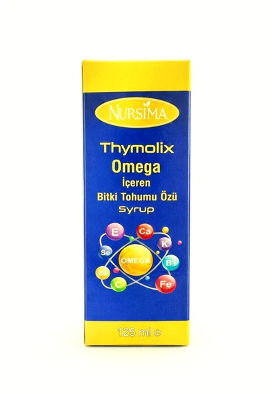 Omega İçeren Bitki Tohumu Özü Syrup 125 Ml Doğal Bitkisel Karışım Şurup