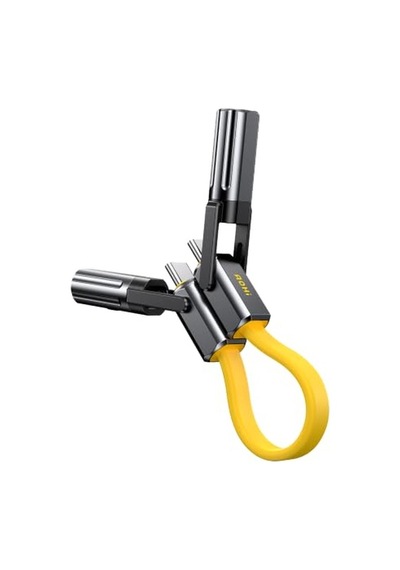 Prometheus 3 Ü 1 Arada Titanyum Edc Çok Amaçlı 240w Şarj Ve Veri Kablosu