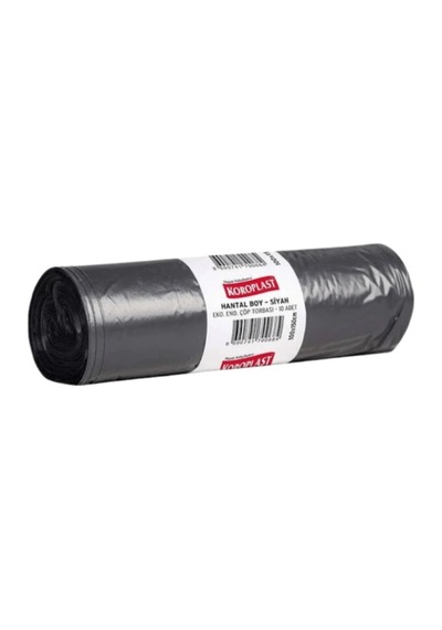 Koroplast Çöp Torbası Eko Endüstriyel Hantal Boy 100 Cm X 150 Cm Siyah 12'li Paket