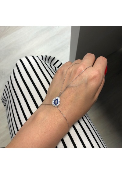 Glorria Gümüş Damla Nazar  Şahmeran Gümüş