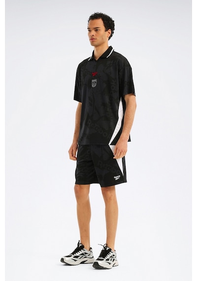 Reebok Street Sport Ftbl Jersey Siyah Erkek Kısa Kol T-shirt 000000000102343591 Siyah-beyaz