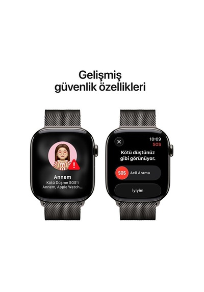 Apple Watch Series 11 MF8U4TU/A GPS + Cellular 42 MM Arduvaz Titanyum Kasa Akıllı Saat (Apple Türkiye Garantili Apple Watch Series 11 MF8U4TU/A GPS + Cellular 42 MM Arduvaz Titanyum Kasa Akıllı Saat (Apple Türkiye Garantili