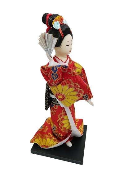 Japon Kimonolu Geyşa Bebek Kabuki Biblo 30 Cm No.15 Anime
