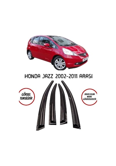 Honda Jazz 2002 - 2011 Arası Cam Rüzgarlığı 4-lü