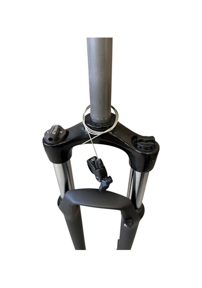 Sr Suntour Xc30 27,5"jant Gidondan Kilitlenebilir Bisiklet Maşası Mat Siyah 1-1/8 Qr Maşa Disk Fren