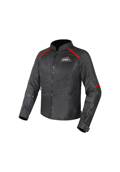 Ls2 Breeze Mont Siyah-kırmızı