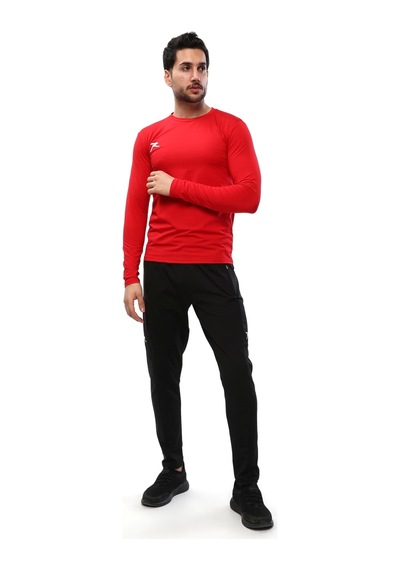 Raru Uzun Kollu T-shirt Laus Kırmızı Kırmızı