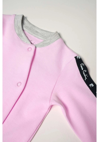 Pierre Cardin Şapkalı Çıtçıtlı Tulum Pembe