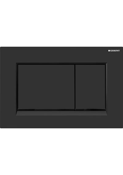 Geberit Sigma30 115.883.dw.1 Çift Kapaklı Kumanda Paneli Siyah/ M Siyah
