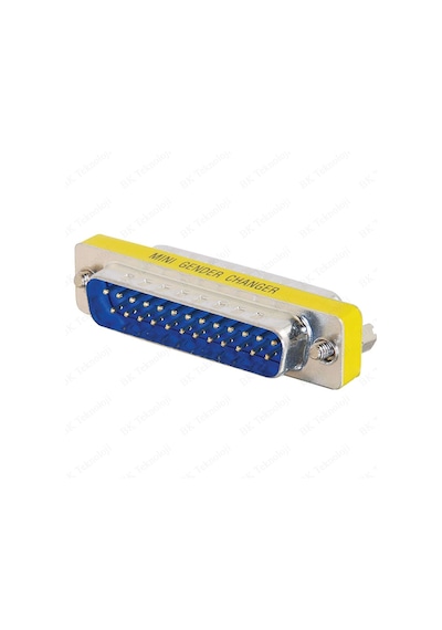 DB25 Erkek - DB25 Erkek Cinsiyet Değiştirici Adaptör
