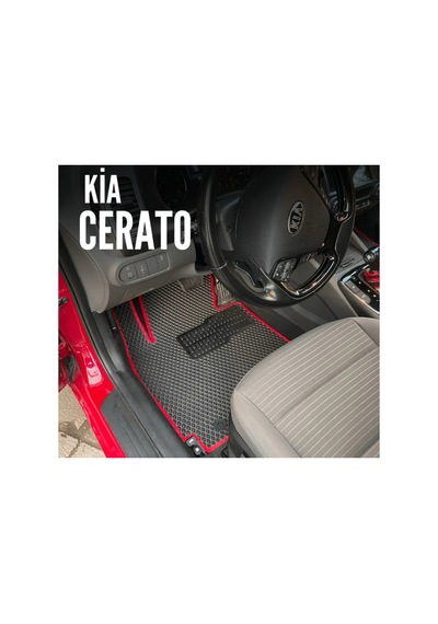 Kia Cerato 2013-2018 Premium Eva Akıllı Oto Paspas-metal Topukluk Siyah