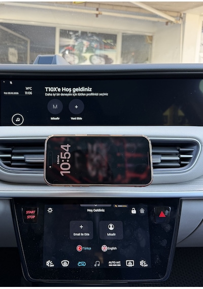 Togg T10x 2023-2024 Araç Içi Premium Telefon Tutucu - Araba Telefon Tutacağı Havalandırma Için 1