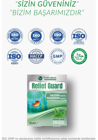 Relief Guard İkili Paket 48 Çiğnenebilir Tablet